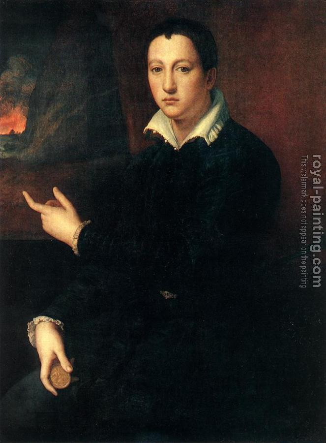 Portrait of a Young Man by Alessandro Allori Oil Painting Reproduction